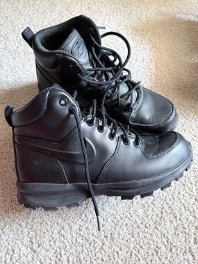 Nike Men's Black Tactical Leather Boots